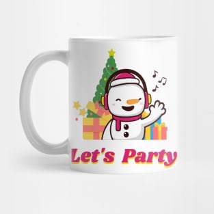 Christmas Party Snowman Mug